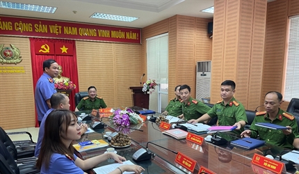 Viện KSND quận Đống Đa trực tiếp kiểm sát công tác thi hành án hình sự...